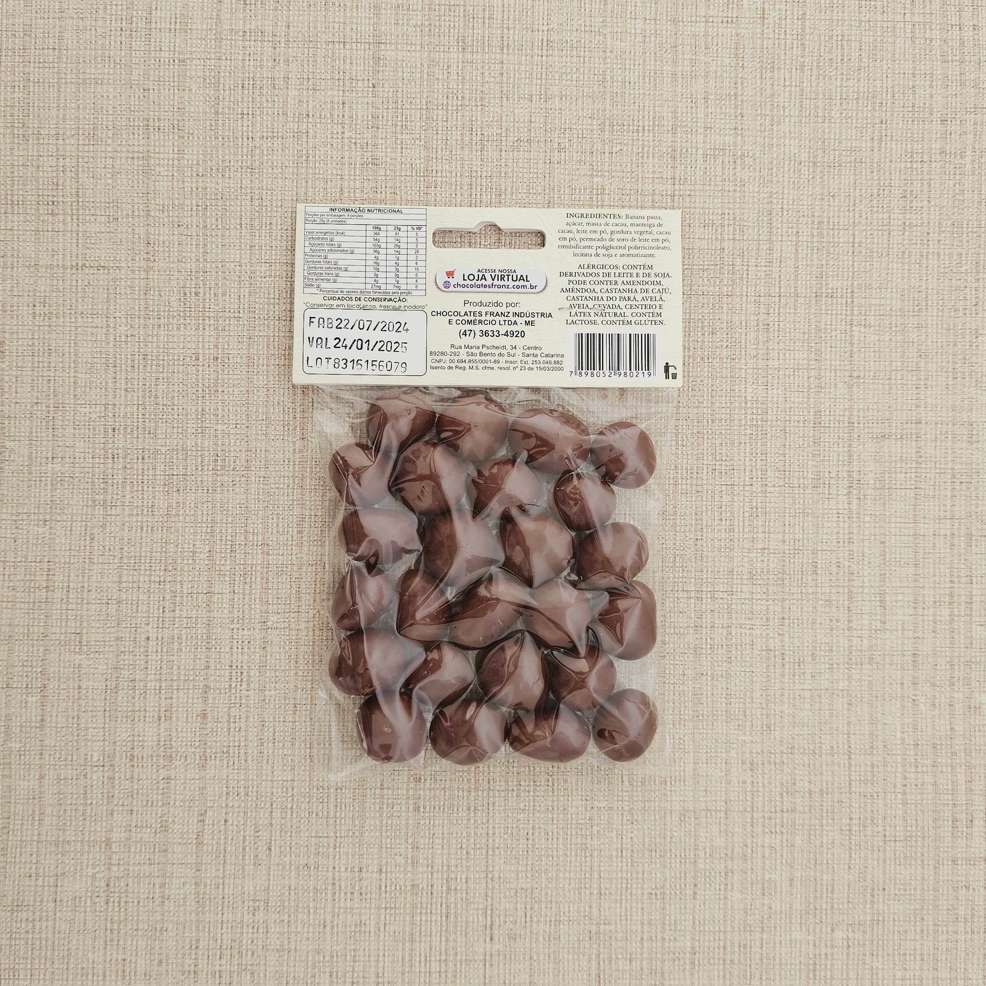Confeitos de Banana 100g