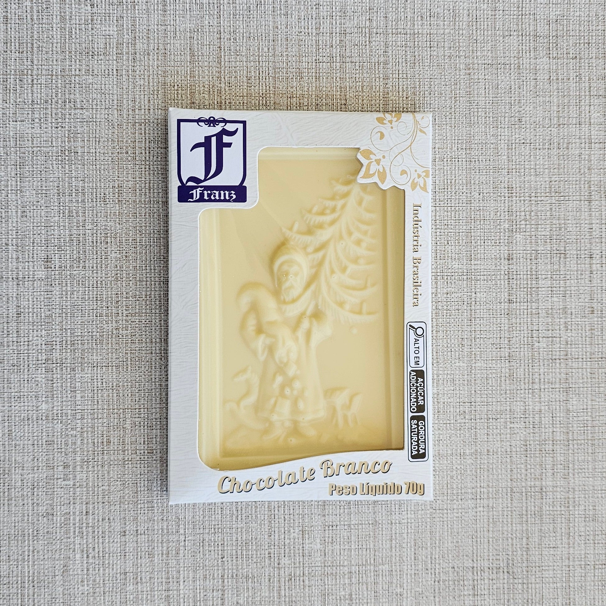 Barra chocolate branco 70g