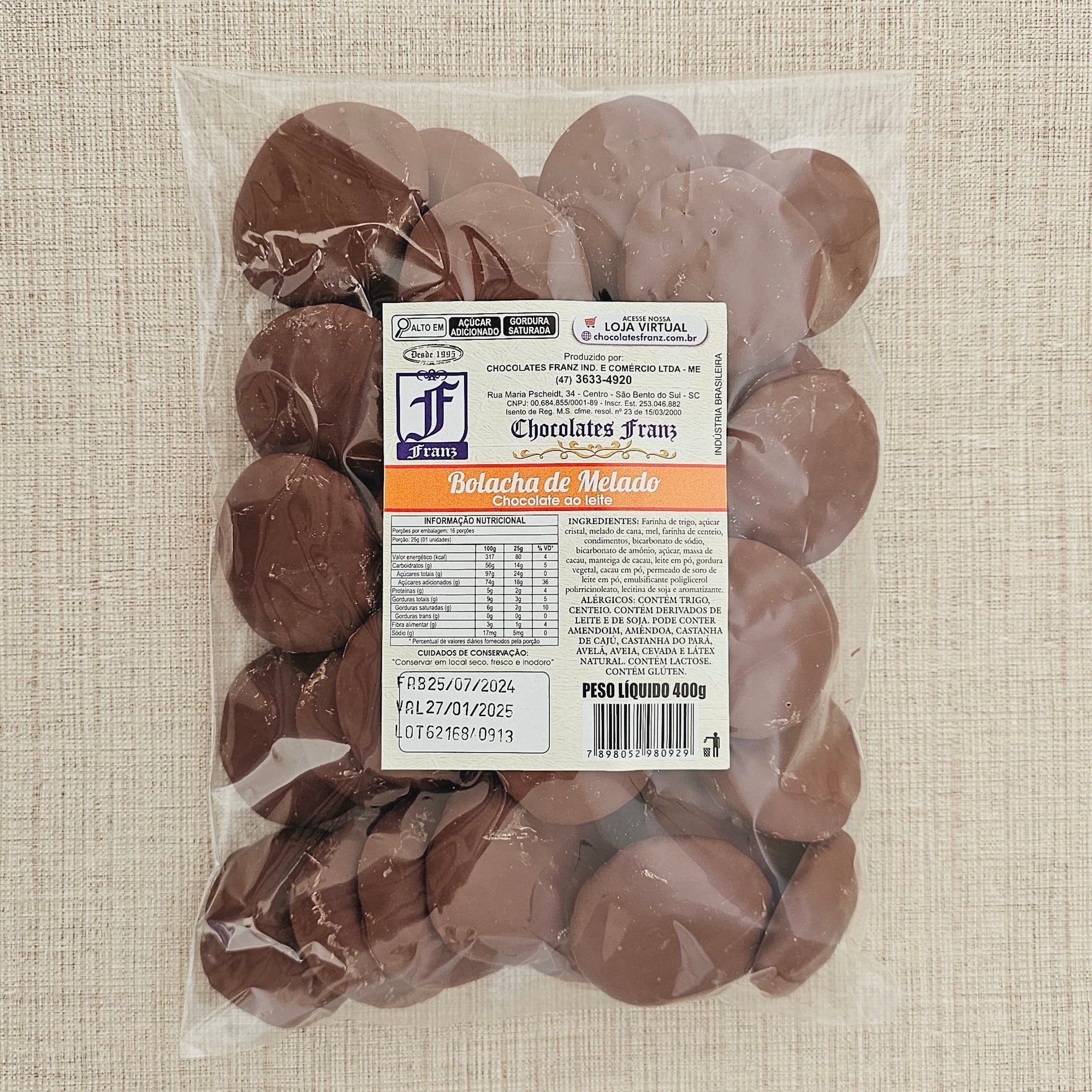 Bolacha de Melado 400g