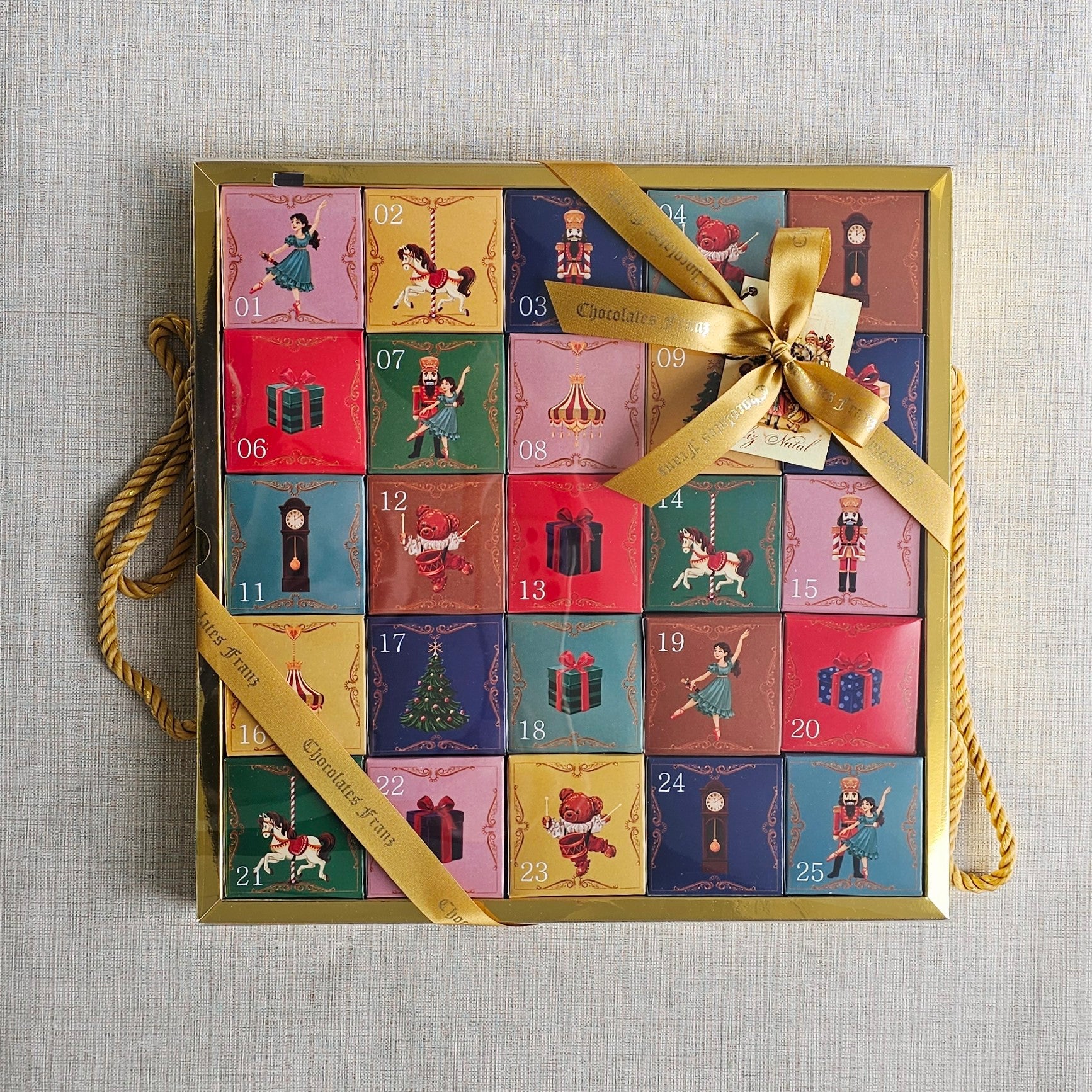 Calendário de Advento com Chocolates Sortidos 625g