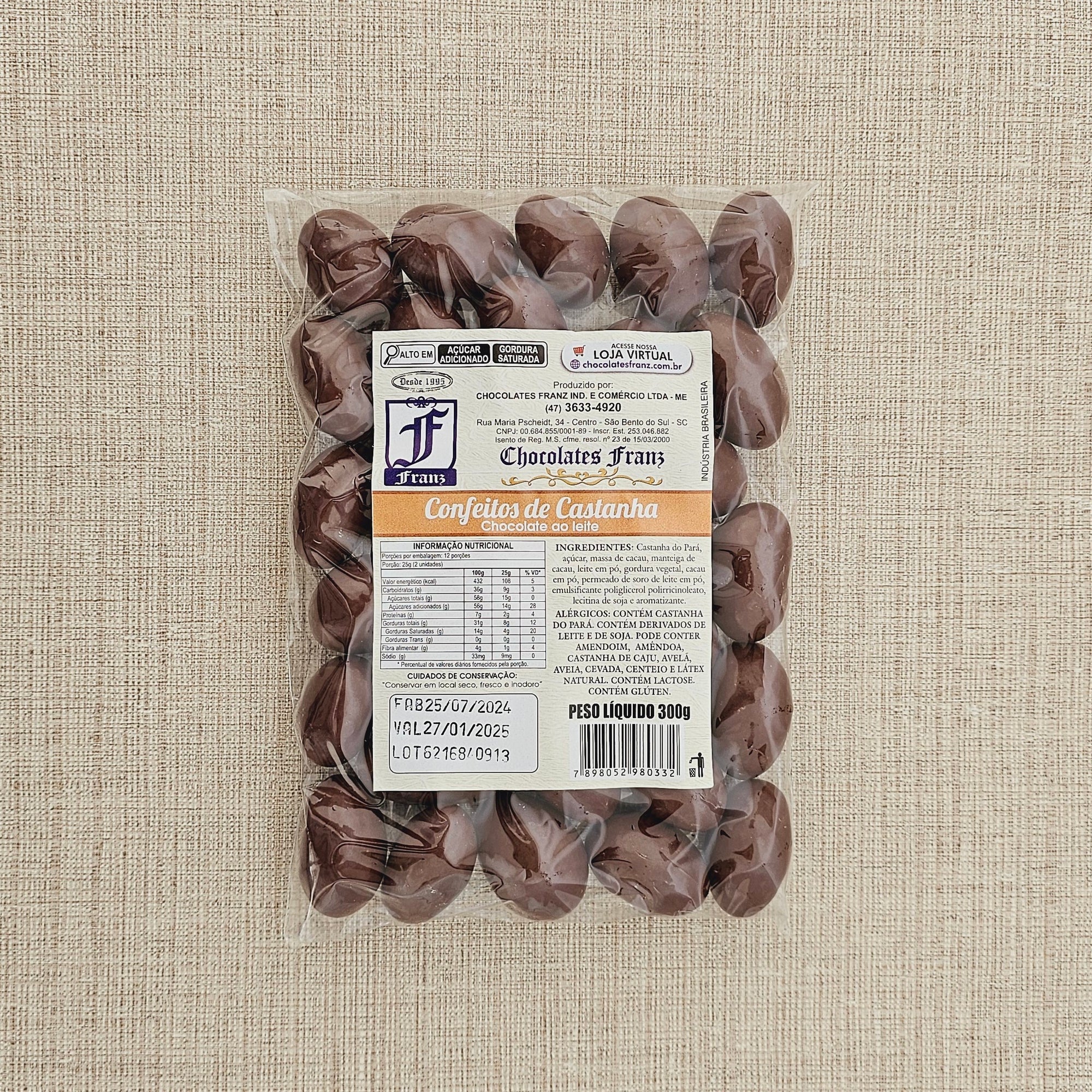 Confeitos de Castanha 300g