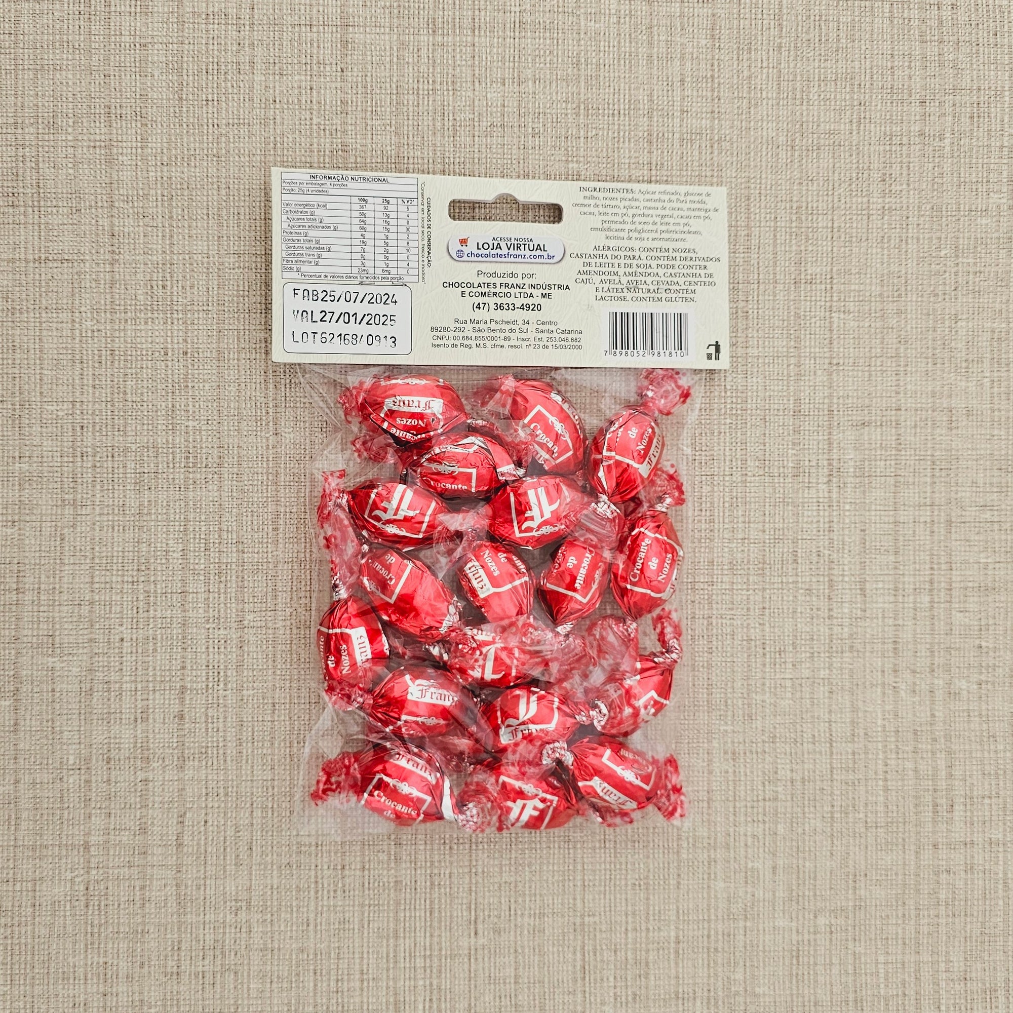 Crocante de Nozes 100g