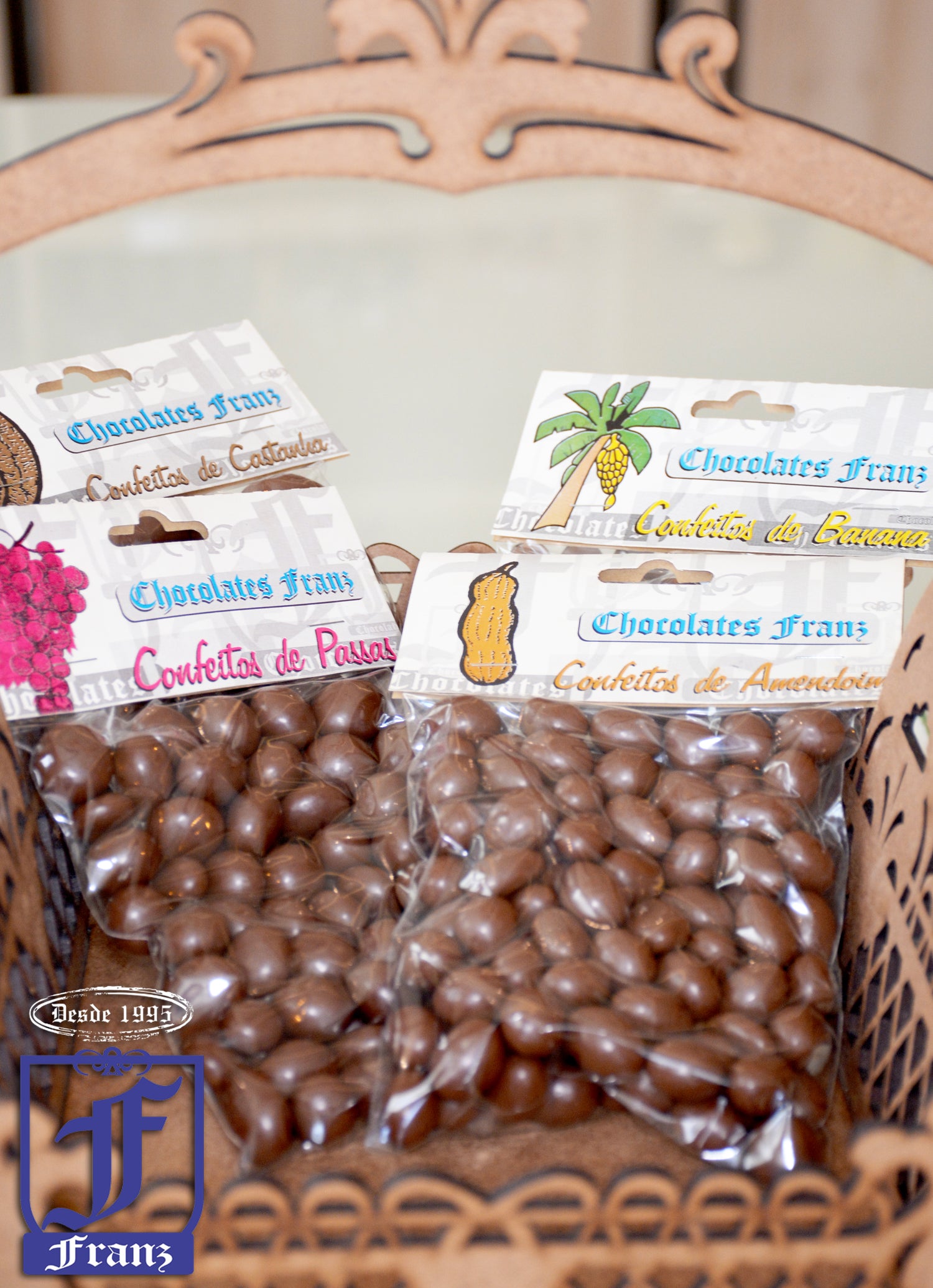 A receita do nosso chocolate permanece inalterada desde 1995.