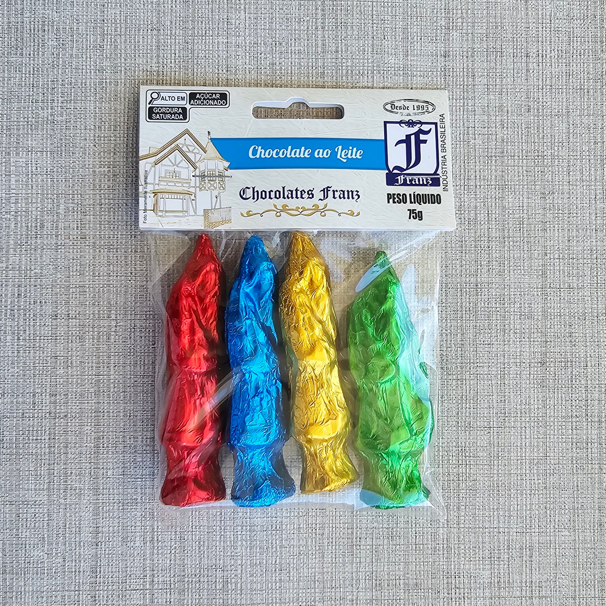 Noéis mini chocolate ao leite 75g