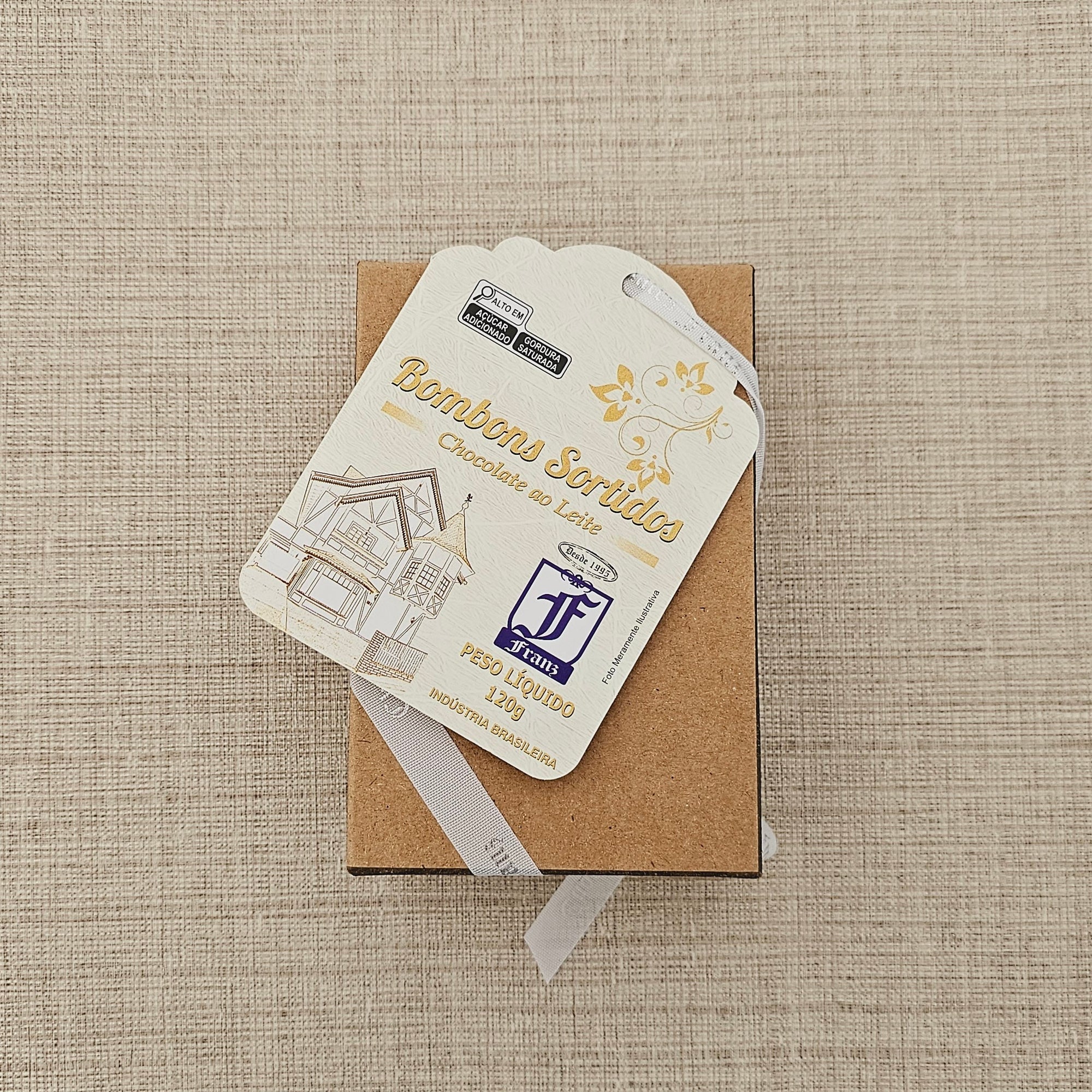 Caixa com 6 Bombons Mista (Aniz, Rum e Cereja) 120g