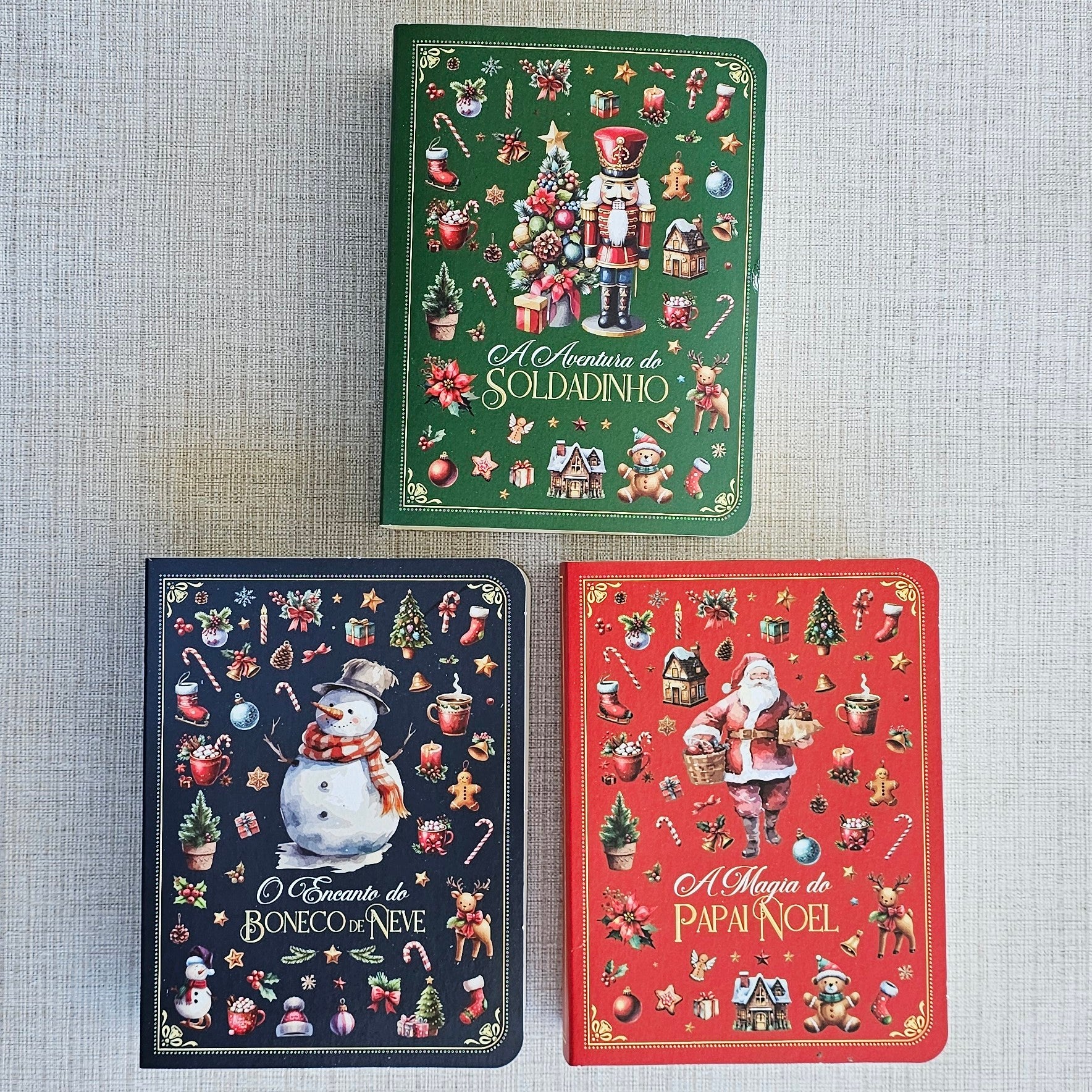 Sacola natal livros chocolates sortidos 265g