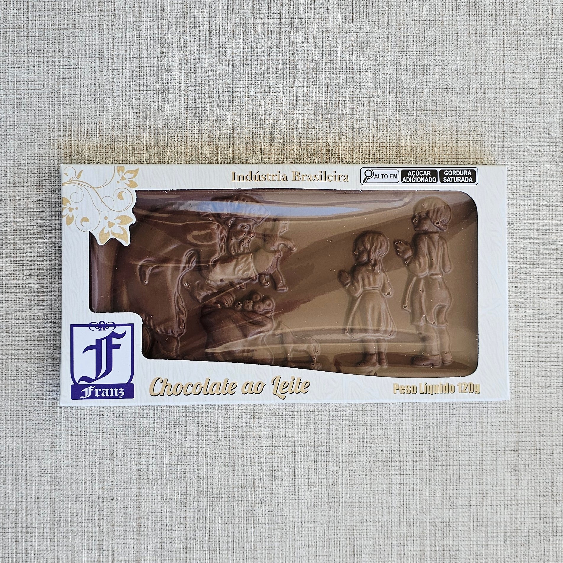 Barra Natal chocolate ao leite 120g